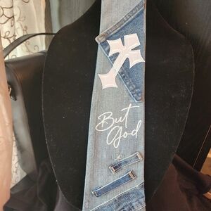 Denim Necktie Necklace